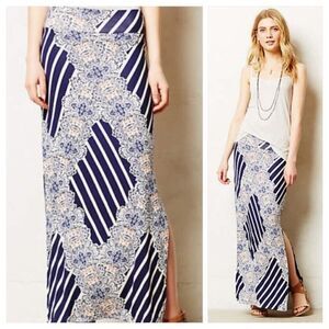 Anthropologie “Maeve” Printed Maxi Skirt